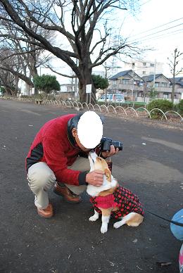 momoパパさん、momoちゃんの挨拶は強烈でした〜….JPG